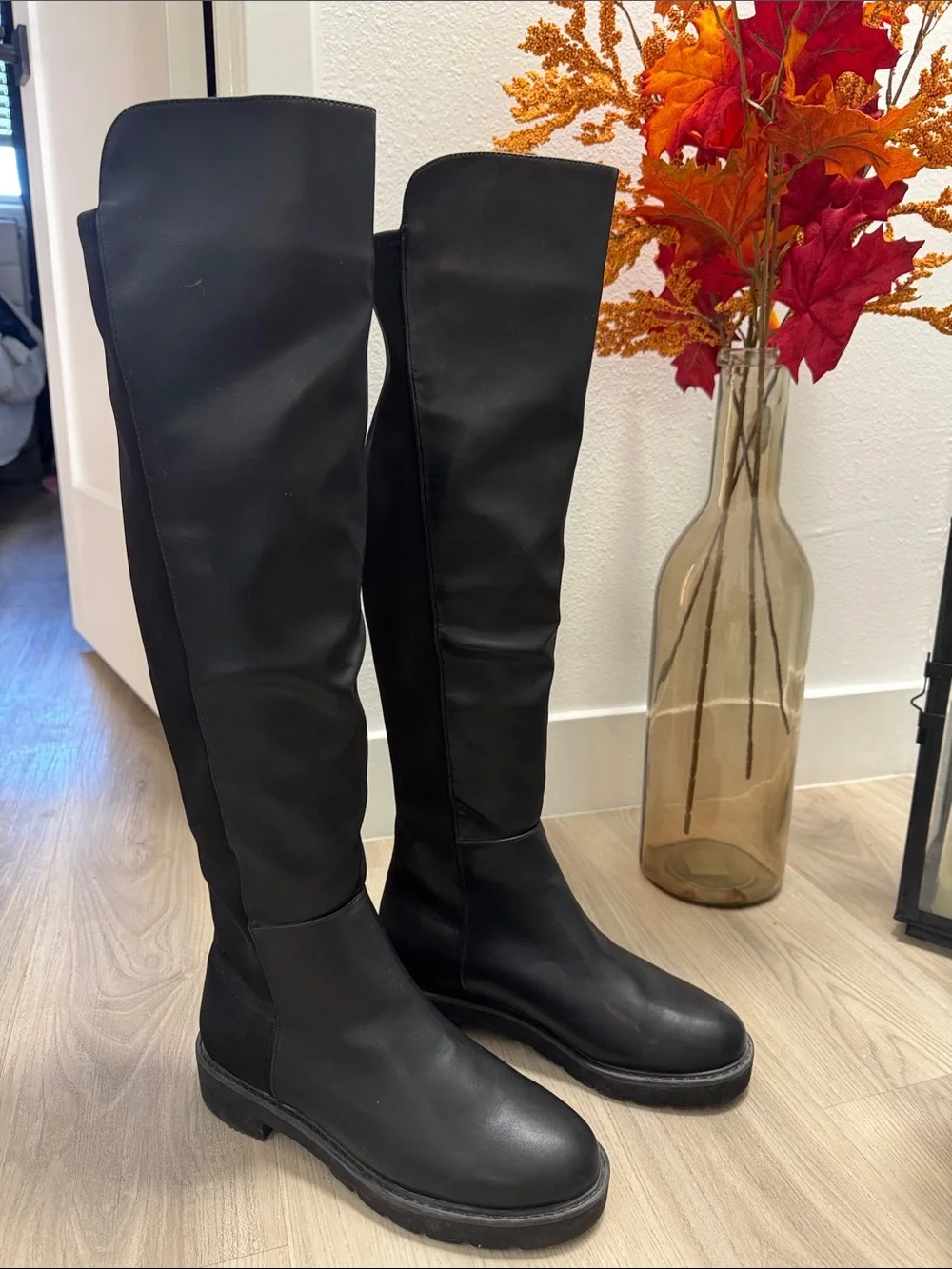 Classic Black Over-the-Knee Women's Boots